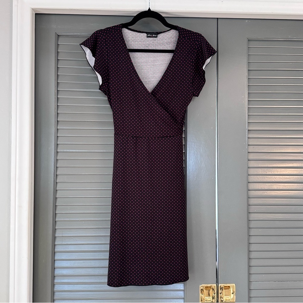 Julie’s Closet Red and Black Polka Dot Dress